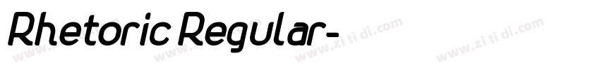 Rhetoric Regular字体转换 Rhetoric Regular字体转换